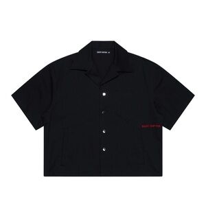 SILNT CHPTRS
No Peace Button Down  BLACK ( NWOT )